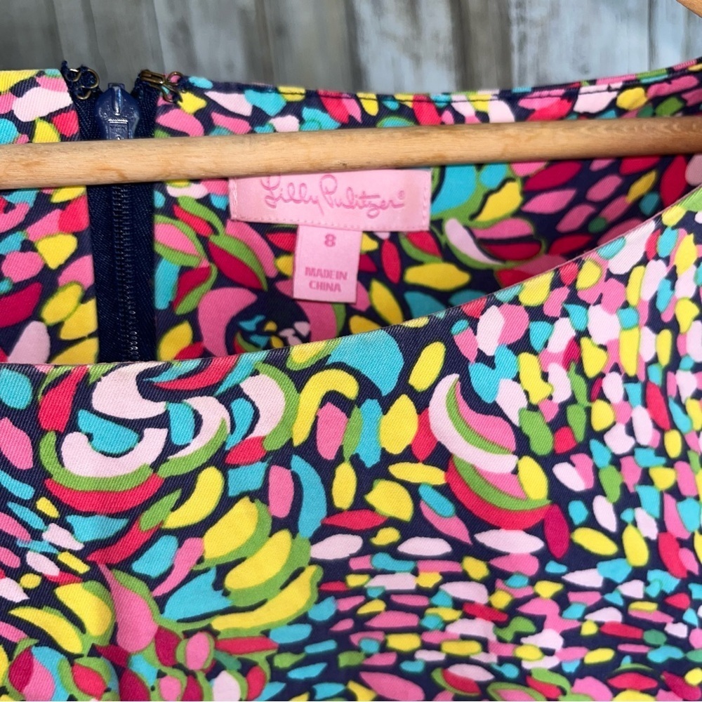 Lilly Pulitzer Shauna Colorful Shift Dress - Picture 7 of 7